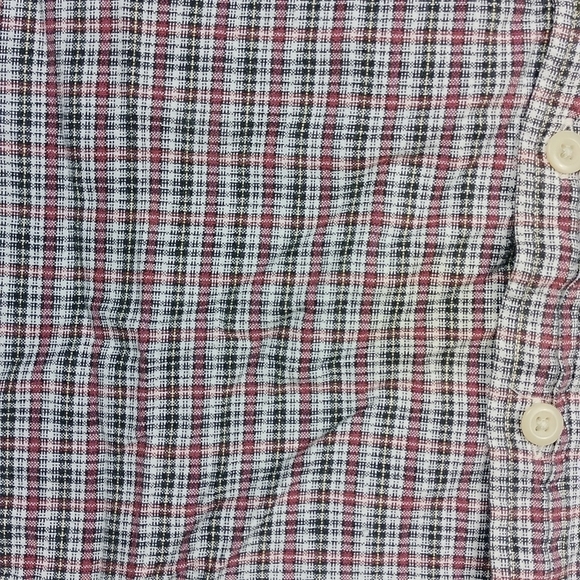 American Khakis by Van Heusen mens medium button down long sleeve shirt - Picture 4 of 9